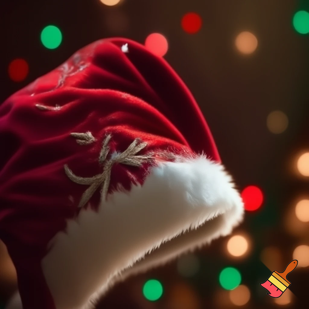 Christmas Christmas hat elf on the shelf hat Santa Claus hat velvet