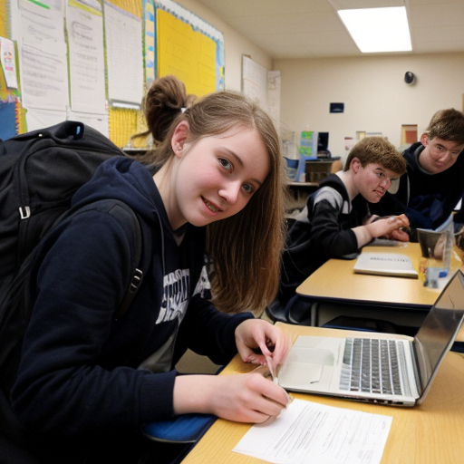 i want a photo how student life is 