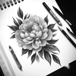 november birth flower tattoo