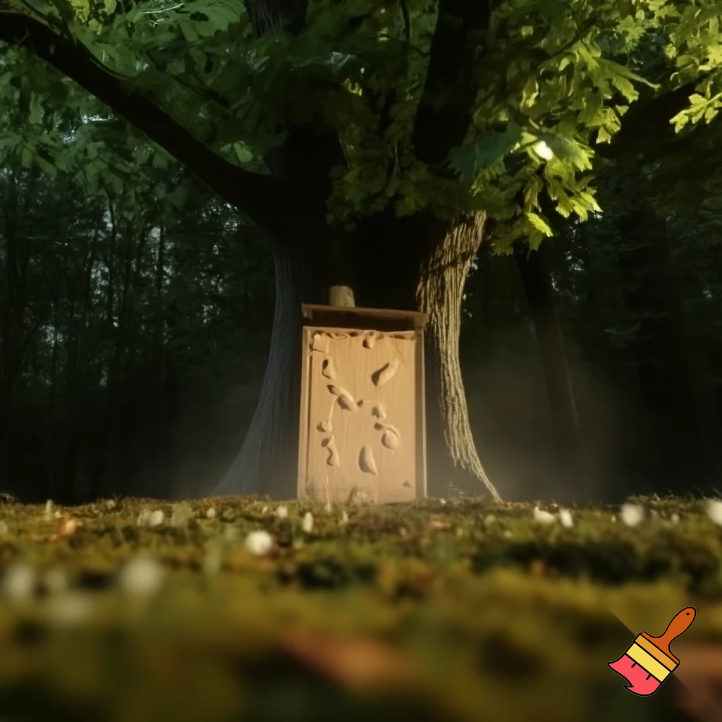 Easter bunny secret door