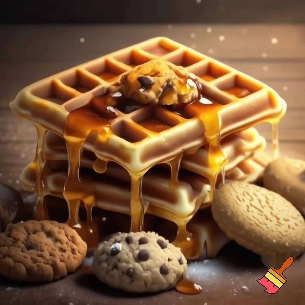 Waffles and cookies 