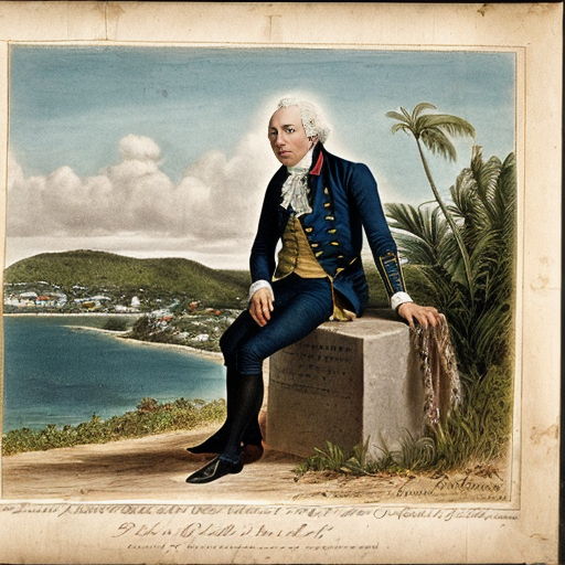 Philip Freneau living on the island of Bermuda in 1778.