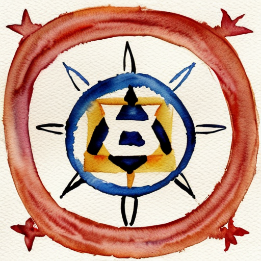 the symbol of a hero called ATOM 