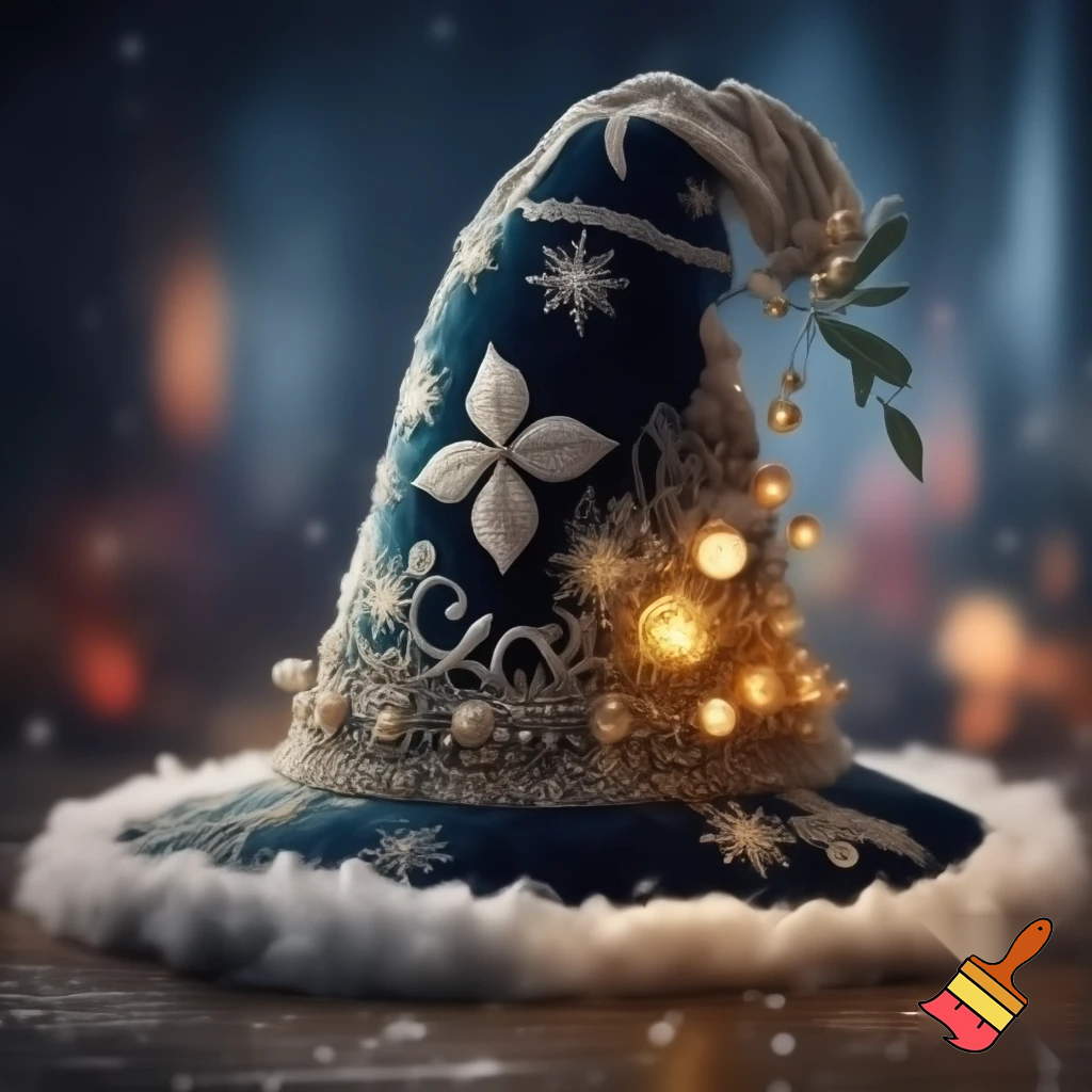 Christmas wizard hat