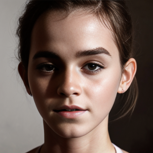 Emma Watson shot in the forehead