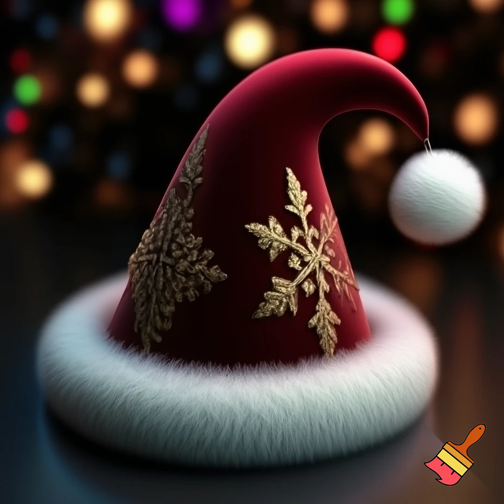 Christmas wizard hat