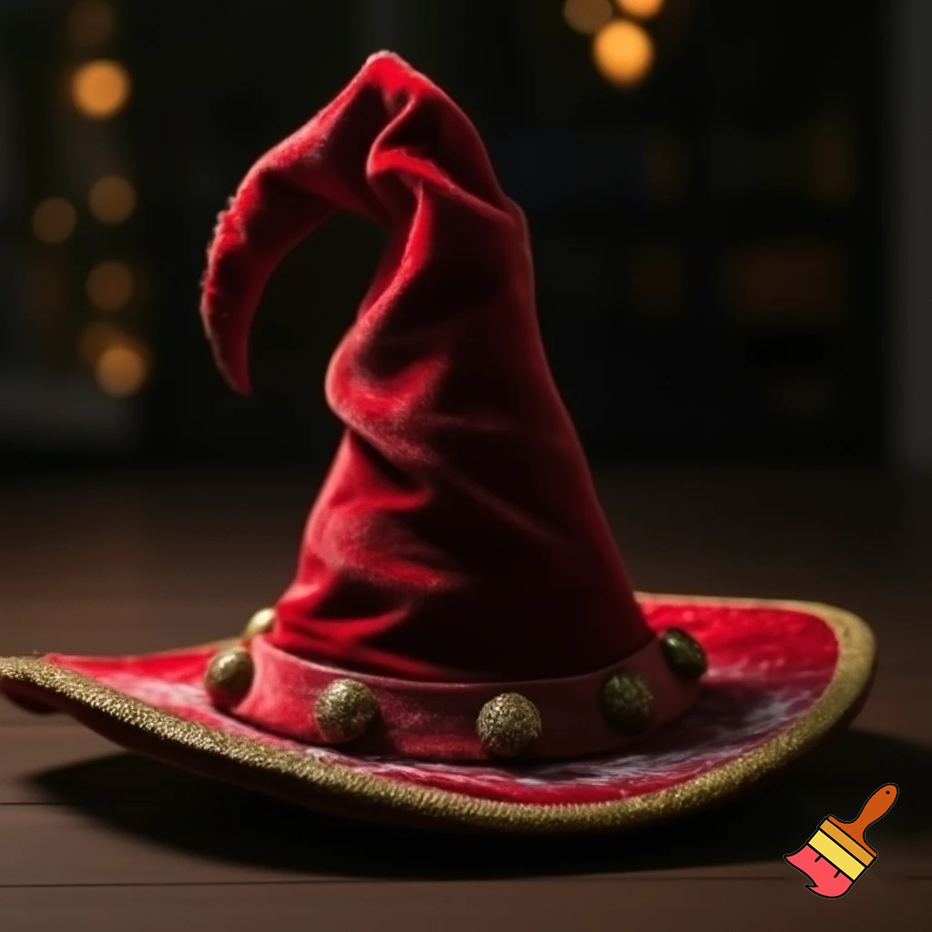 Christmas wizard hat