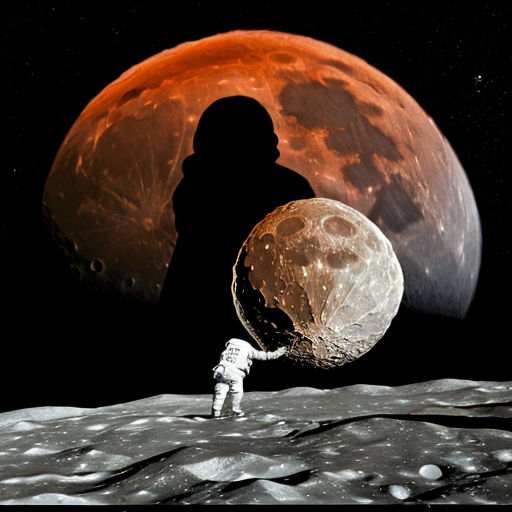 baer on the moon saying stinky bum
