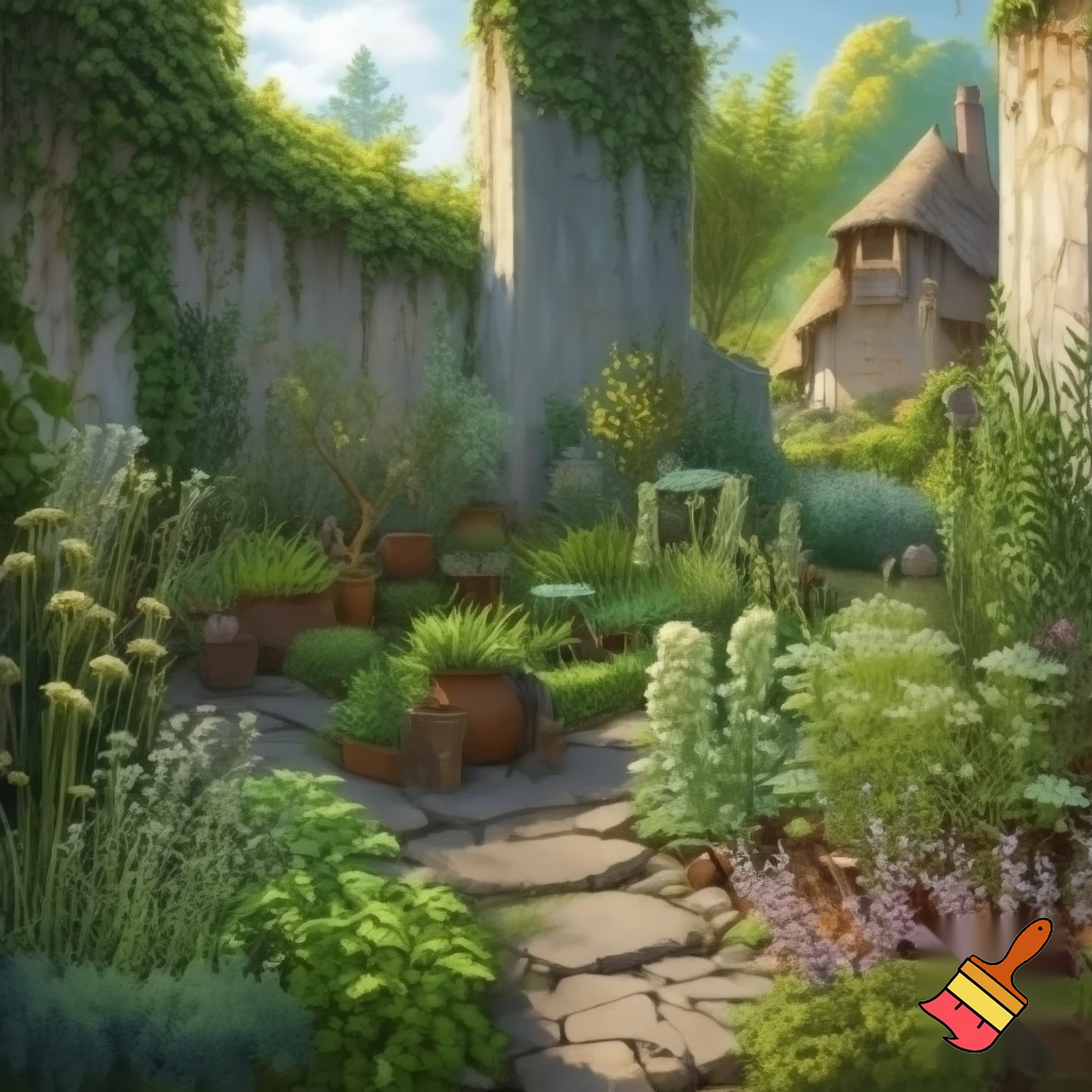 Middeleeuwse kruidentuin