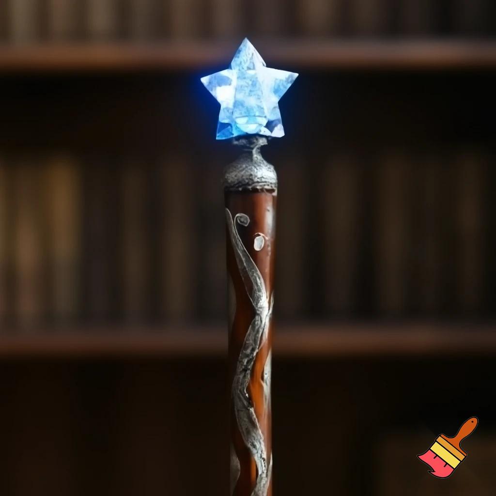 Magic walking stick with a star💫🌟⭐️🌠