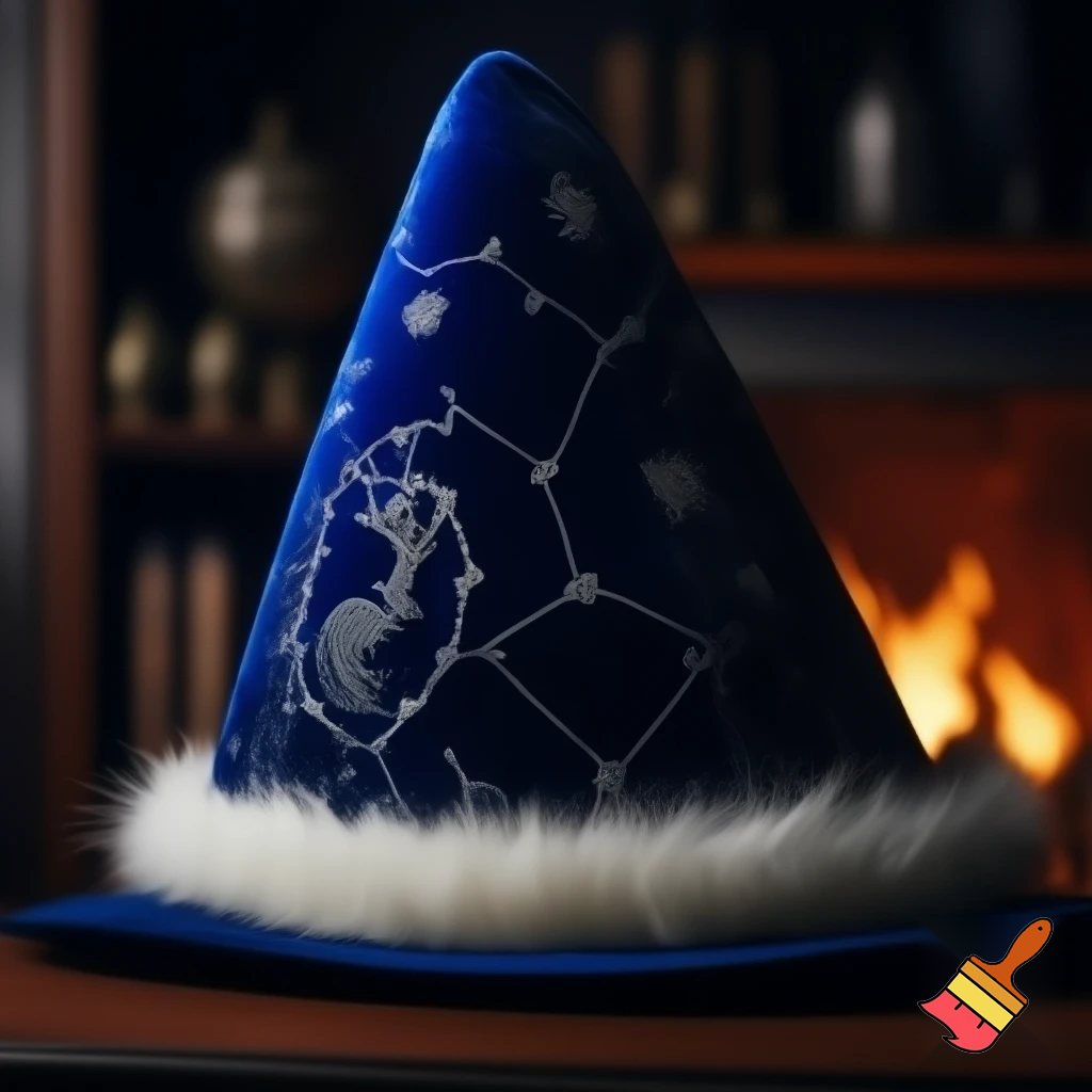 A wizard Christmas hat