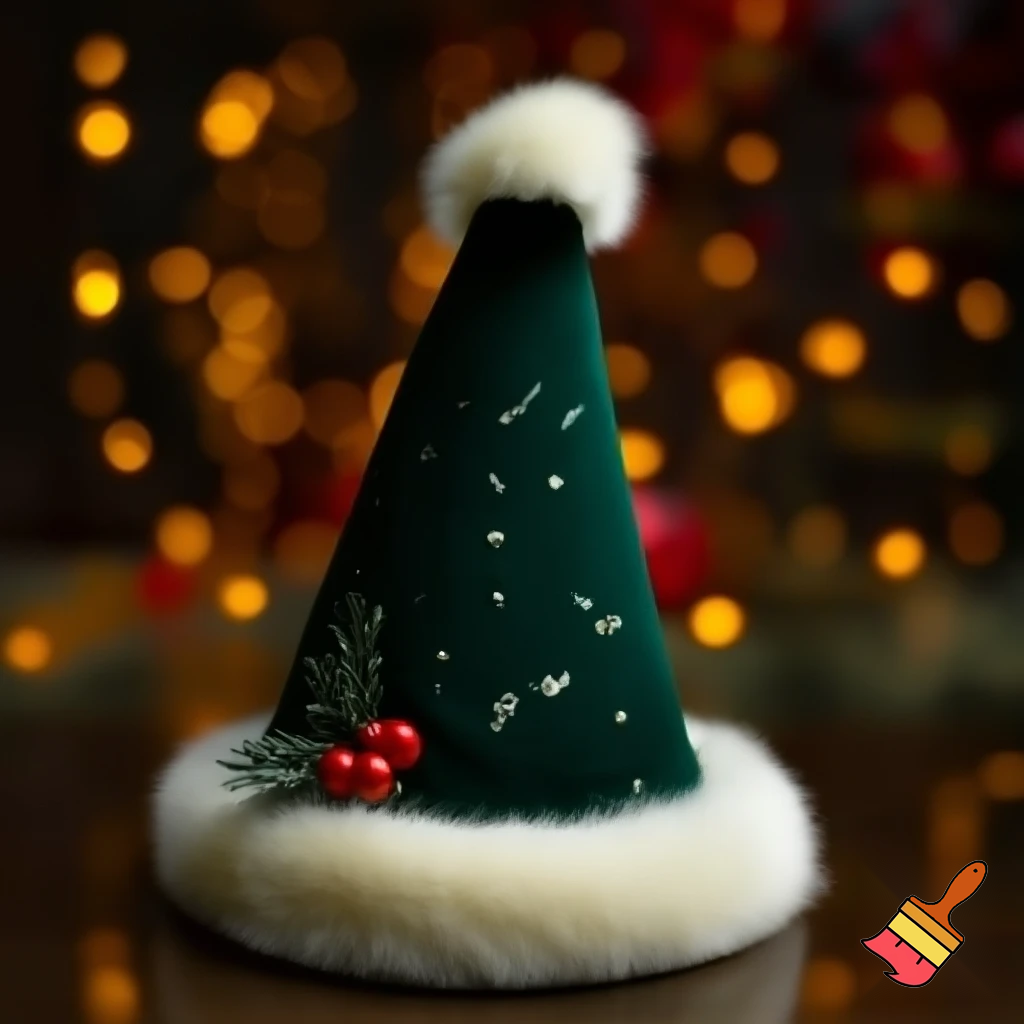 Christmas wizard hat