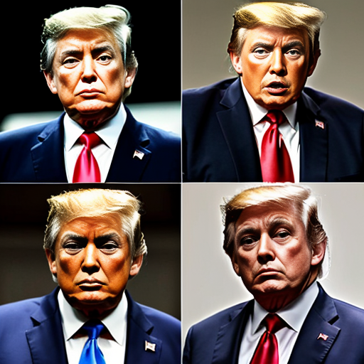 Four Horsemen of the Apocalypse who look like trump