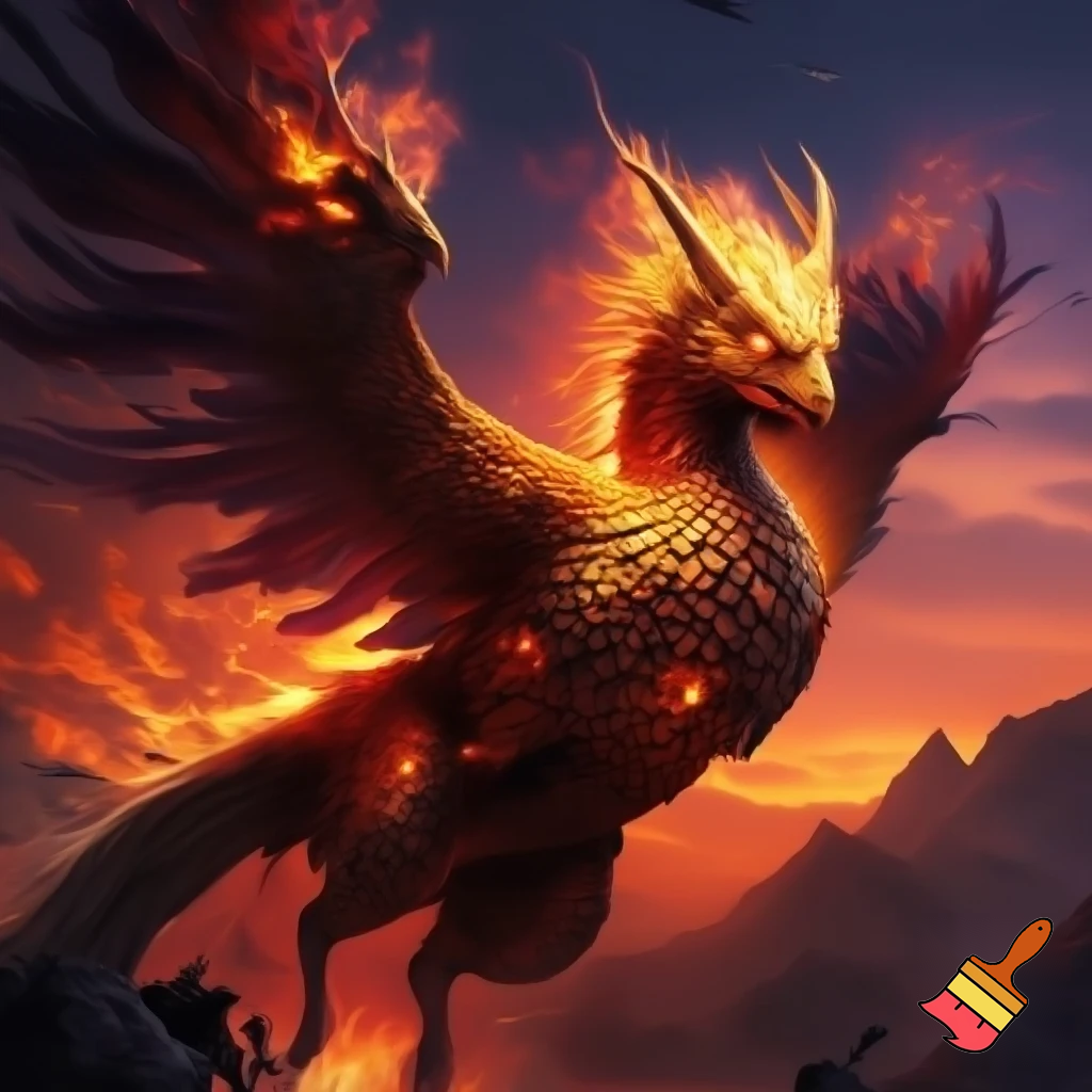 Barreja de fenix i drac