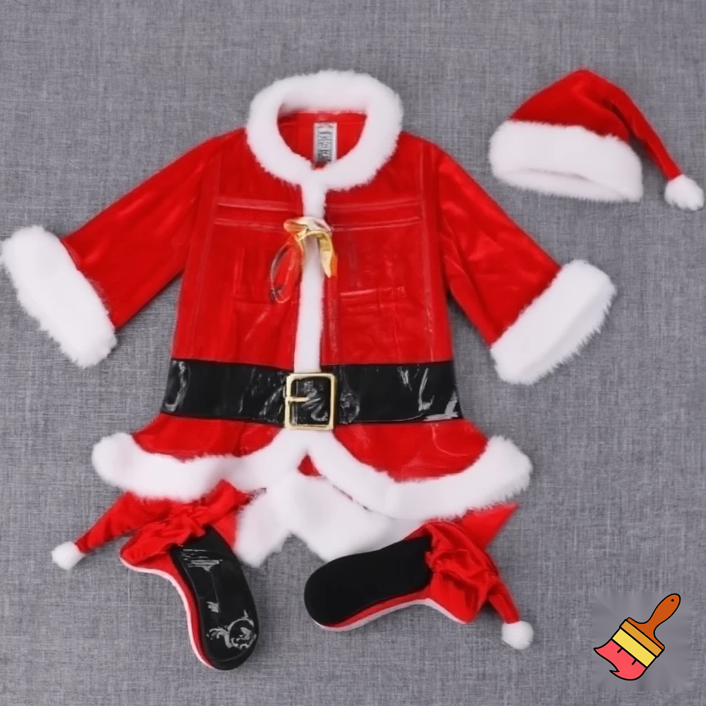 A wizard jacket Christmas jacket Santa Claus wizard Christmas shoes a wizard Santa Claus hat a wizard hat