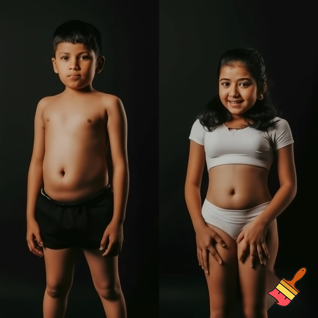 Sexual images of boy and girl 