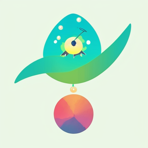 a logo that consist in a green drop of blood that looks like it's fading away like is a ghost.