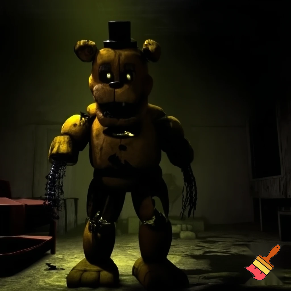 withered golden freddy fnaf