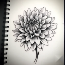 november birth flower tattoo
