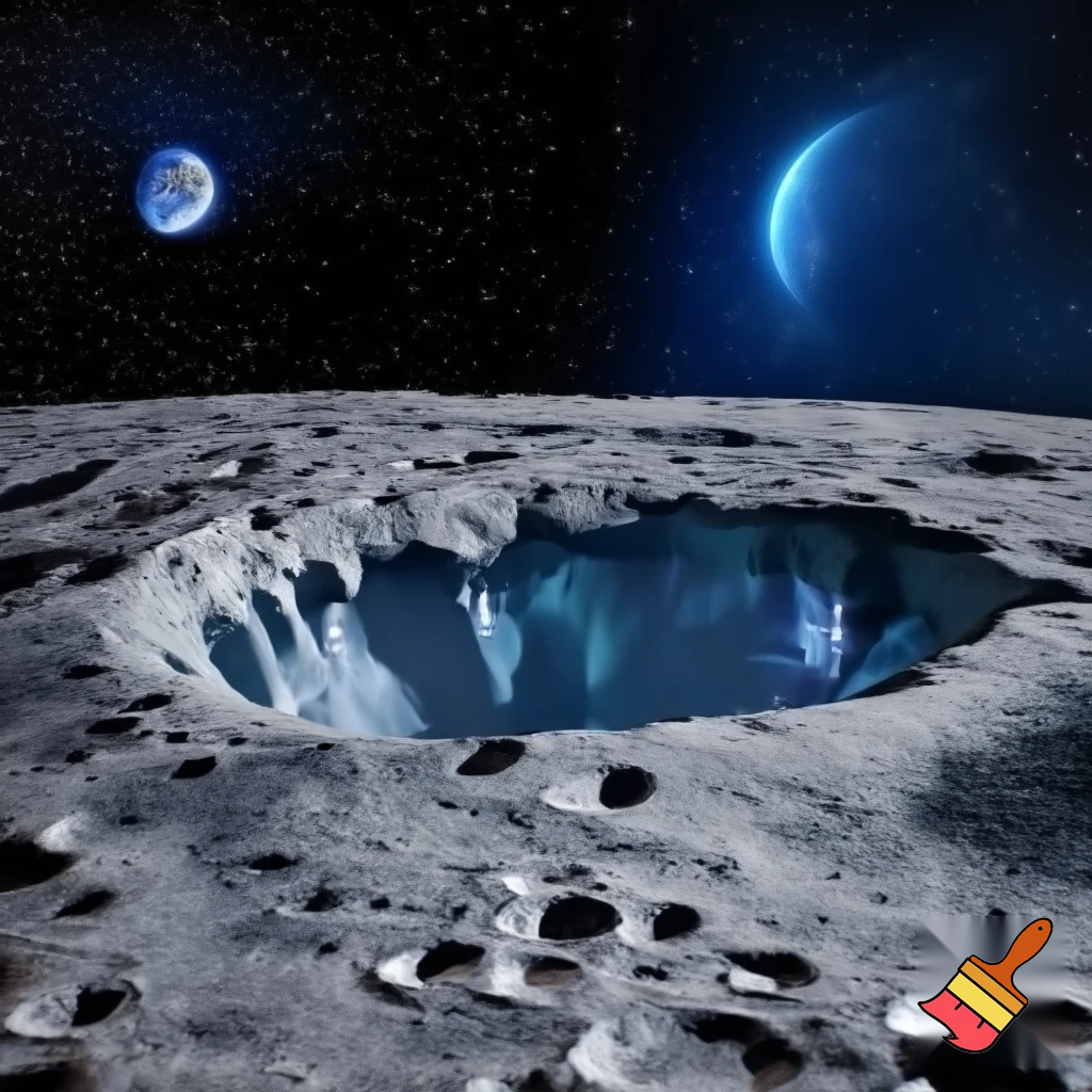 guarides secretes als craters de la lluna