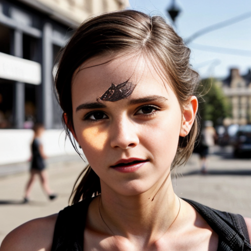 Emma watson on the street 