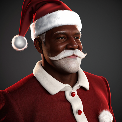 Santa Claus top hat special one special in delicate Santa Claus hat