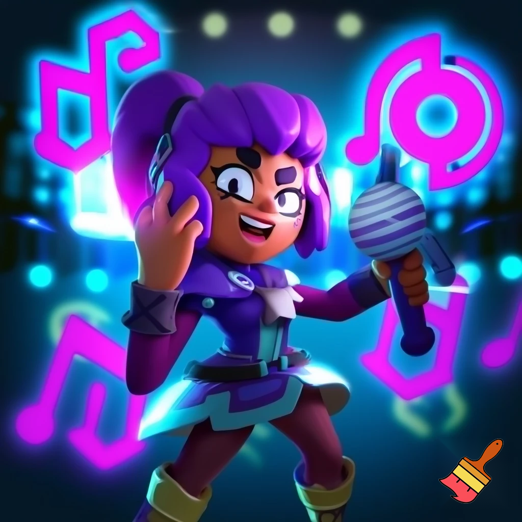 Melodie from brawl stars the supercell game