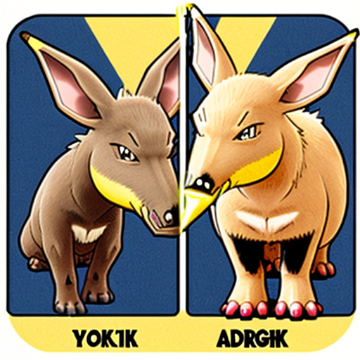 abra pokemon is yellow and brown is aardvark like psychic powers 