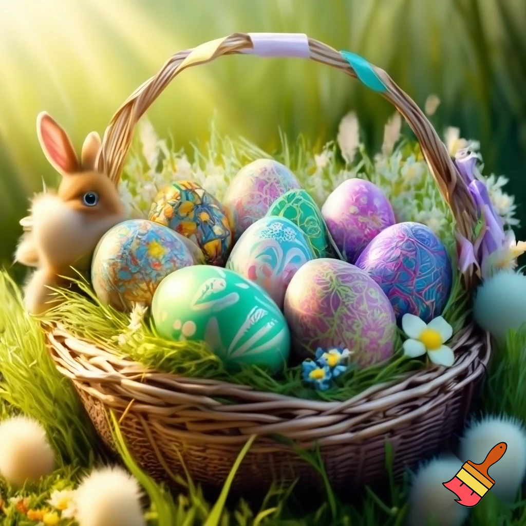 Easter egg basket
