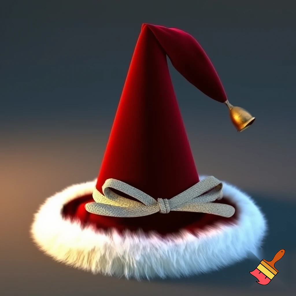 Christmas wizard hat