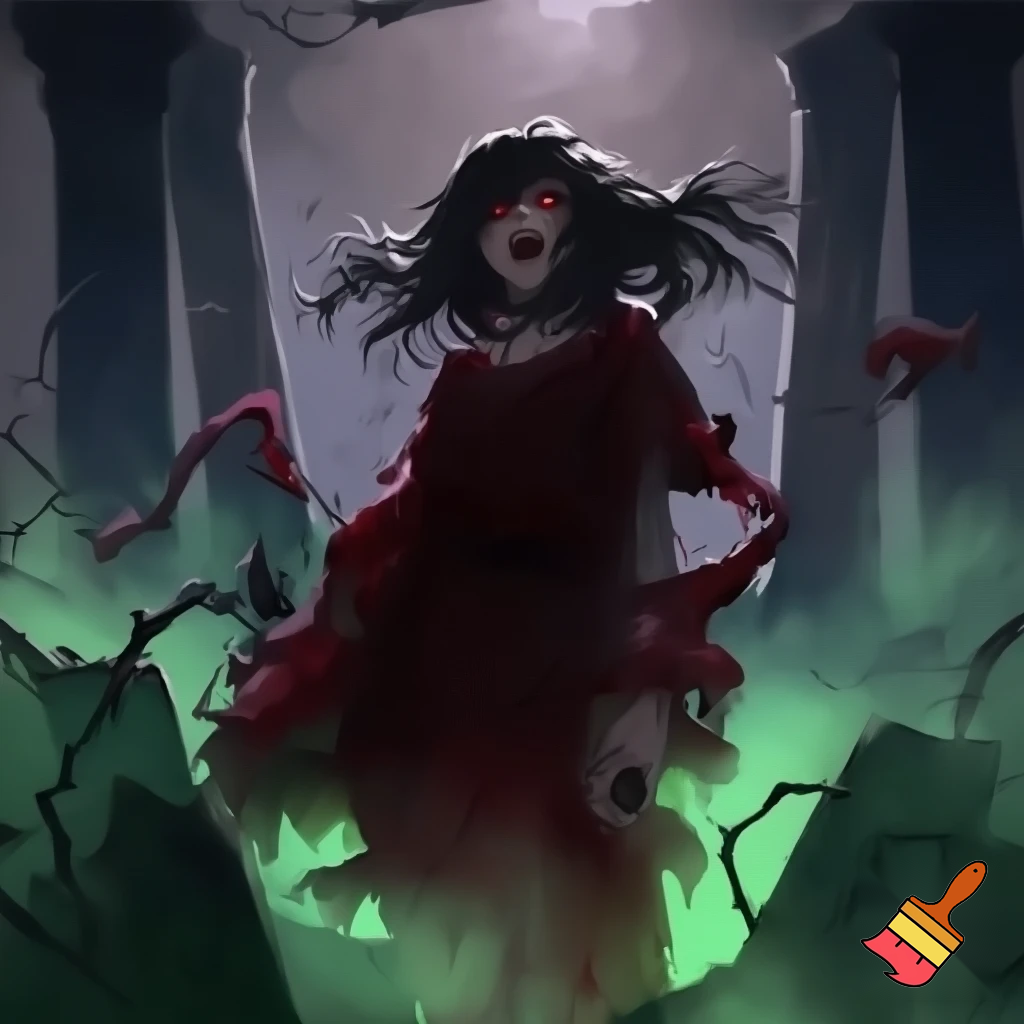 Cursed anime, anime image