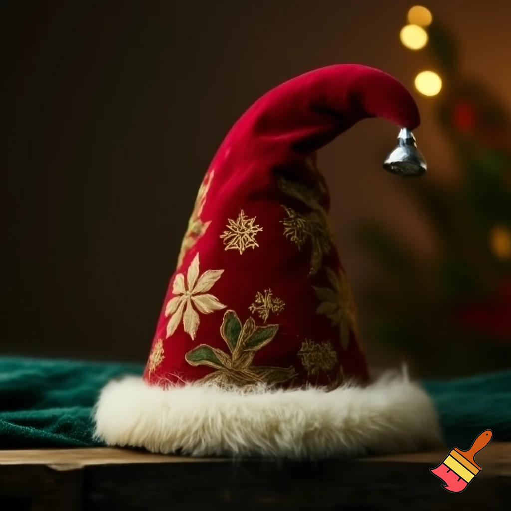 Christmas wizard hat