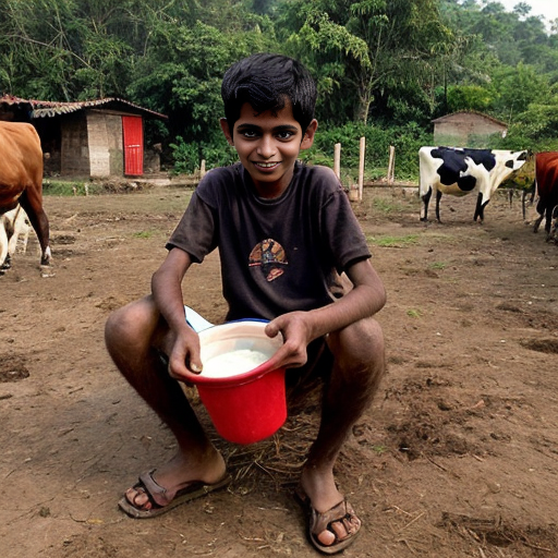 एक छोटे से गाँव में मुन्ना नाम का एक प्यारा लड़का रहता था। मुन्ना बहुत गरीब था, लेकिन उसका दिल सोने जैसा था। उसके पास बस एक गाय थी, जिसे वह अपनी माँ की तरह मानता था। वह गाय बहुत मेहनती थी — दिन भर जंगल में लकड़ी ढोने में मुन्ना की मदद करती और शाम को दूध भी देती।

एक दिन गाँव में कुछ शरारती बंदर आ गए। वे खेतों को उजाड़ने लगे, घरों से चीज़ें चुराने लगे और सबको परेशान करने लगे। गाँव वाले बहुत डर गए। लेकिन मुन्ना ने हिम्मत नहीं हारी।

उसने अपनी गाय के साथ मिलकर एक योजना बनाई। अगली सुबह वे दोनों जंगल में गए और पेड़ों के बीच रस्सियाँ बाँध दीं। जैसे ही बंदर आए, वे रस्सियों में फँस गए! मुन्ना ने तुरंत पुलिस को बुलाया। थोड़ी देर में पुलिस जीप लेकर पहुँची और सभी बंदरों को पकड़ लिया।

गाँव वाले खुशी से झूम उठे। सबने कहा, “वाह! मुन्ना और उसकी गाय ने तो कमाल कर दिया!”

उस दिन से गाँव में फिर कभी कोई शरारती बंदर नहीं आया। और मुन्ना की मेहनती गाय को सब “गाँव की हीरो” कहने लगे 🐄💫