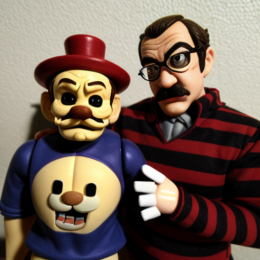Toy Freddy and Wario