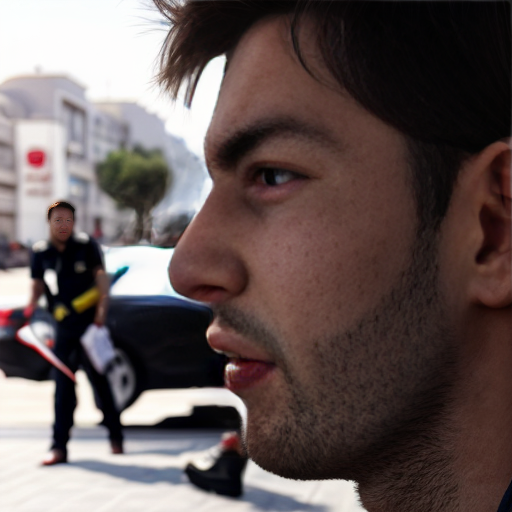 Оштрафован молодой человек, справивший нужду перед торговым центром в Баку