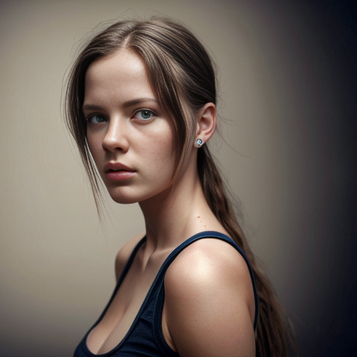 Cute woman naked from fac3 towarss camera and body backwards