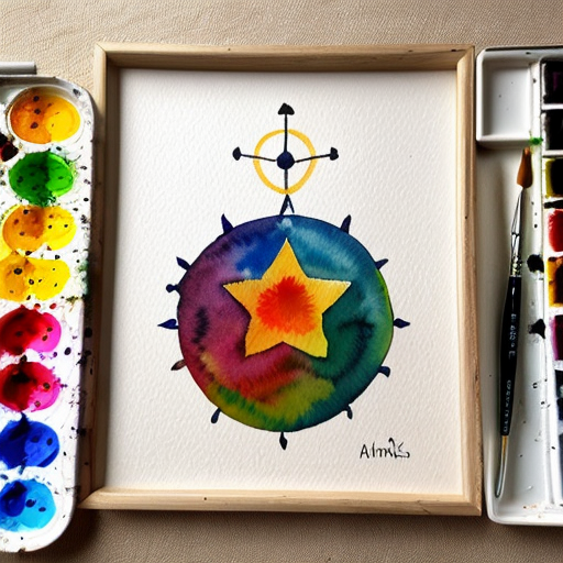 the symbol of a hero called ATOM 