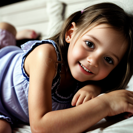 greek little girl sisters at night dress, very beautiful and eager, on the bedroom, close up