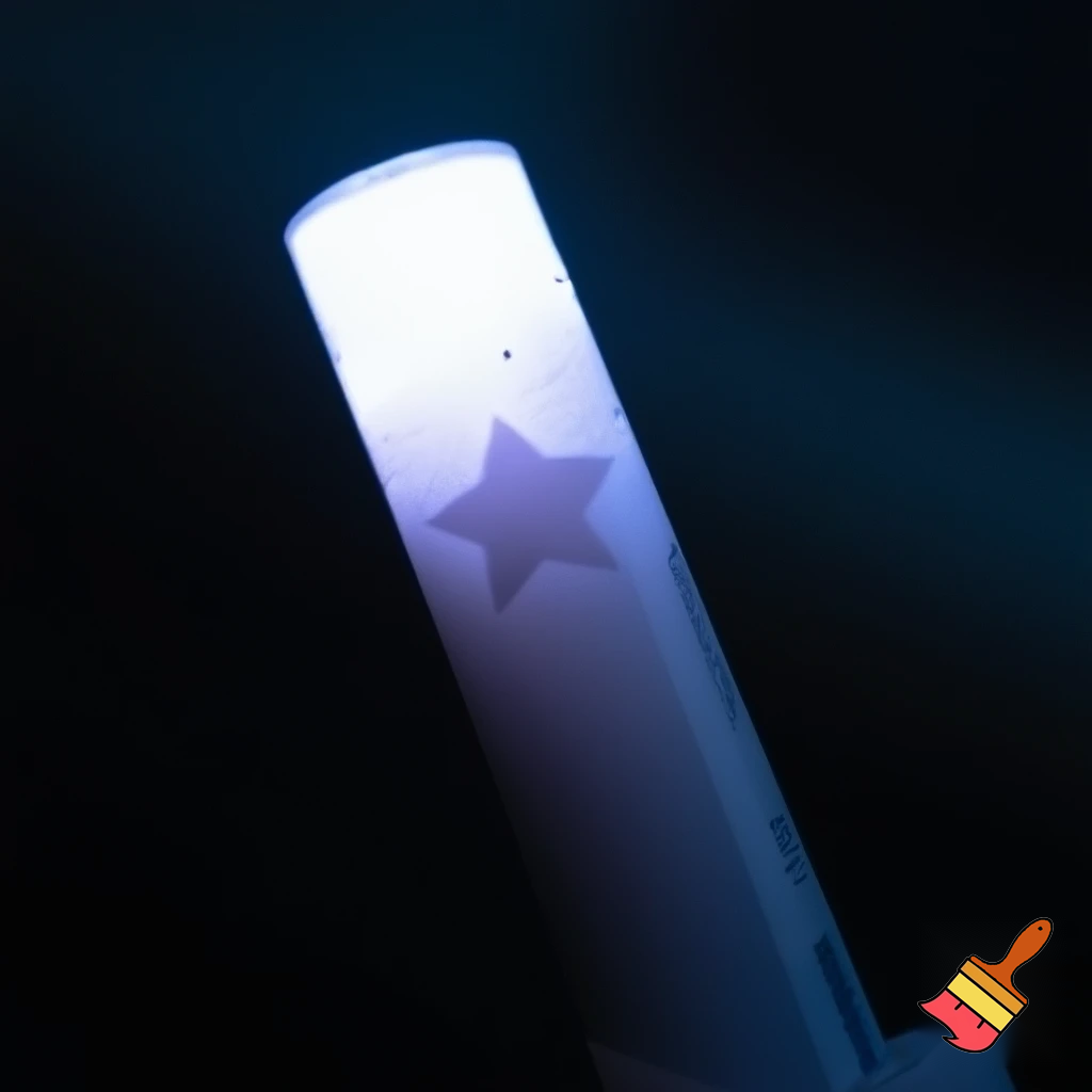  A glue stick magic one star glow in the dark