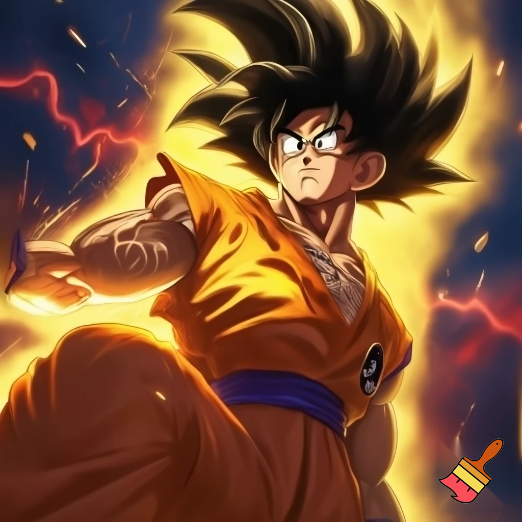 Create an image of Goku 
