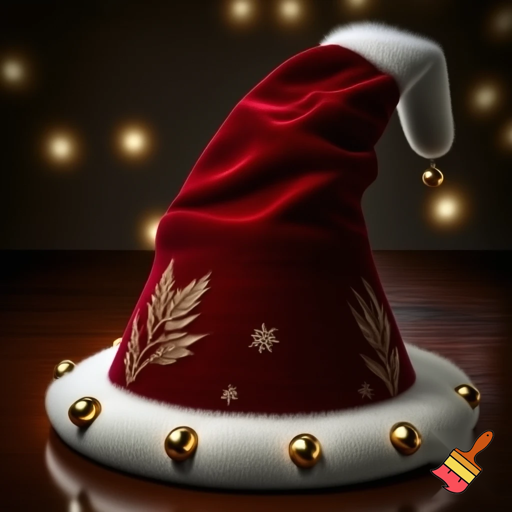 Christmas wizard hat