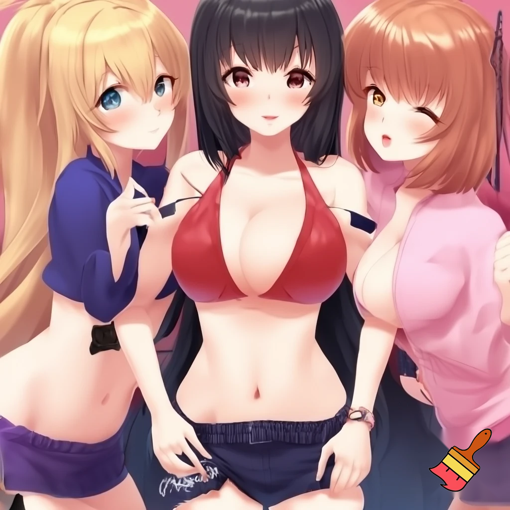 Anime girls with big boobs