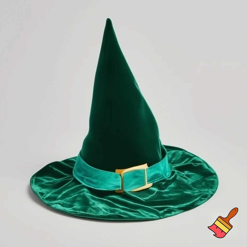 Christmas wizard hat read velvet