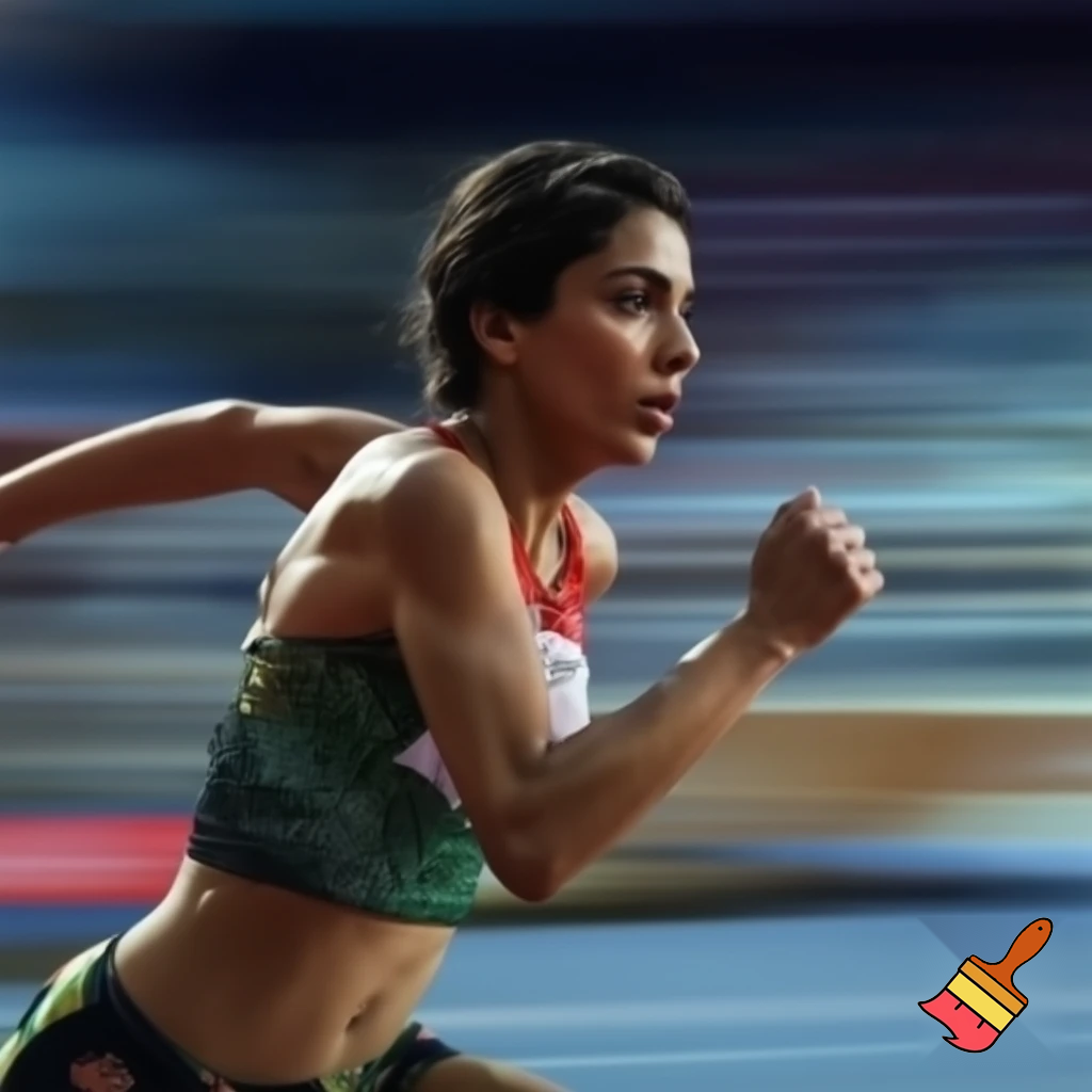 عکس بساز از دختر ورزش کار ایرانی