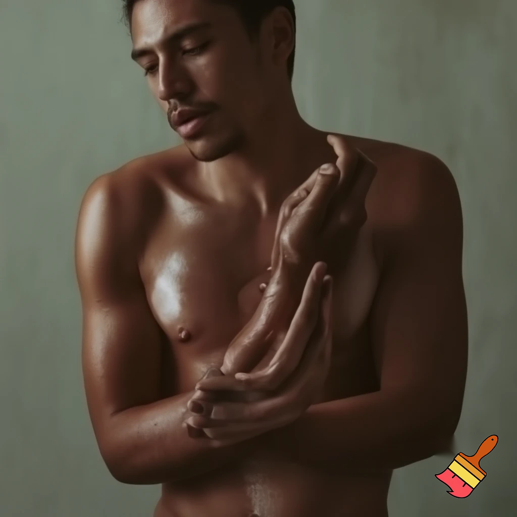 Take off all your clothes and start urinating naked.