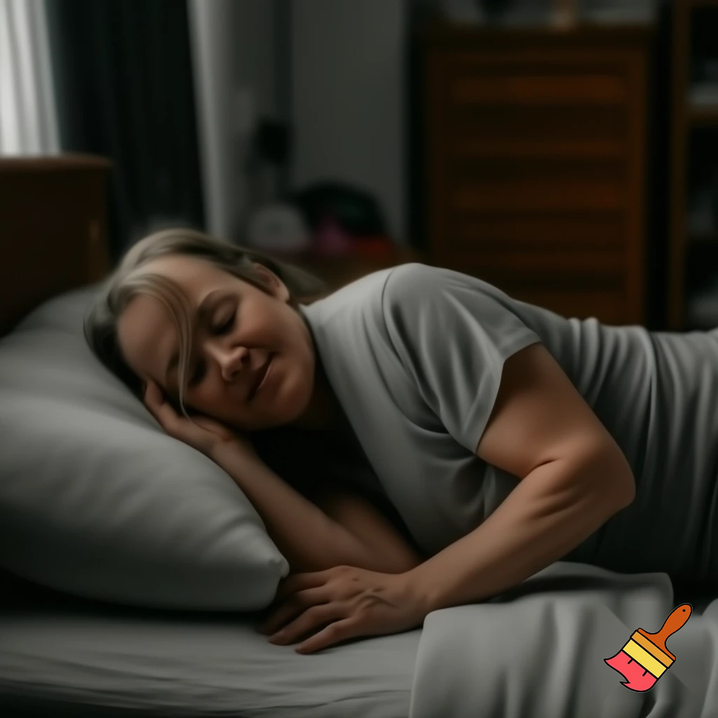 Just dance coach sleeps on the bed