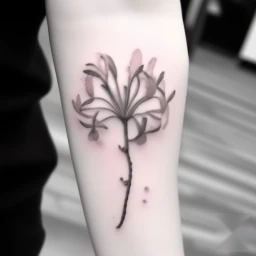 june birth flower tattoo