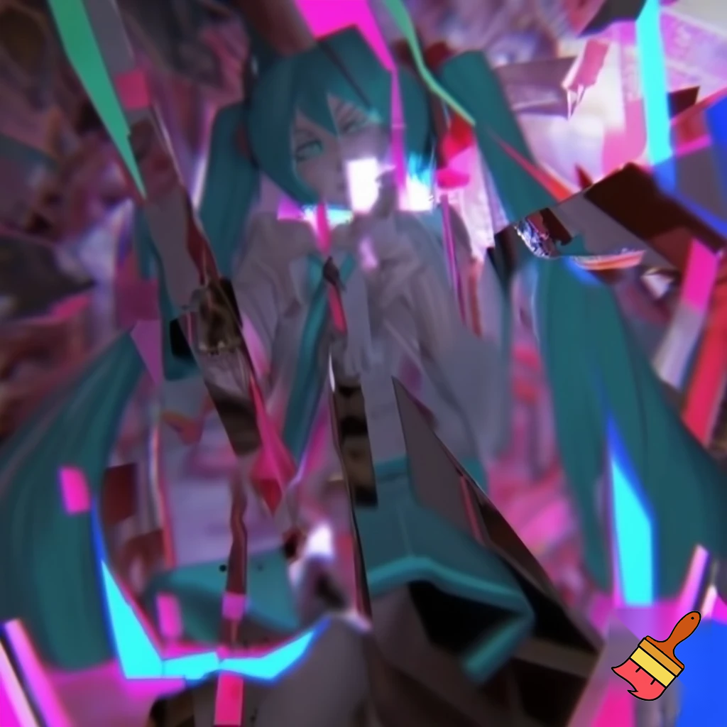 Distorted Hatsune Miku