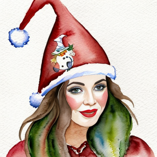 Christmas wizard hat