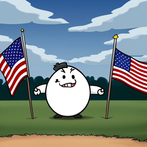 Cartoon Like USA Countryball